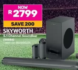 Skyworth - 5.1 Channel Soundbar (SS586)