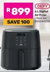 Defy - 6 L Digital Air Fryer