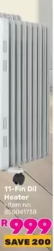 11-Fin Oil Heater