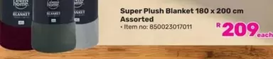 Plush - Super  Blanket 180 x 200 cm