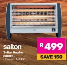 Salton - 3-Bar Heater (SHH25)