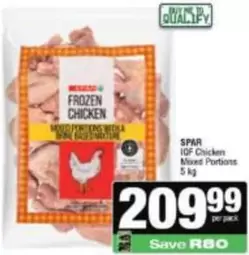 Spar - FROZEN CHICKEN MIXED PORTIONS