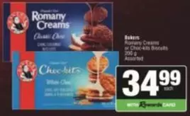 Bakers - Romany Creams or Choc-kits Biscuits