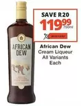African Dew - Cream Liqueur