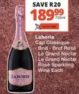 Laborie - Cap Classique Brut Ros
Le Grand Nectar Ros
Sparkling Wine