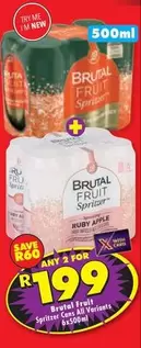 Apple - Brutal Fruit Spritzer Cans