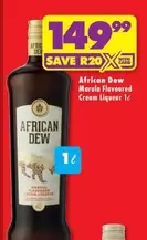 African Dew - African Marula Flavoured Cream Liqueur