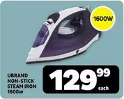 NON-STICK STEAM IRON