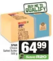 Spar - Choice Salted Butter