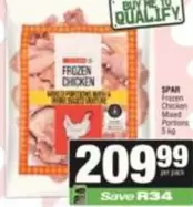 Spar - Frozen Chicken Mixed Portions