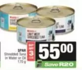 Spar - Shredded Tuna