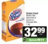 Golden Cloud - Muffin Mix Assorted or Scone or Pancake Mix