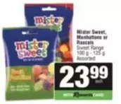 Mister Sweet - Manhattans or Rascals Sweet Range