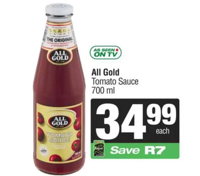 All Gold - Tomato Sauce