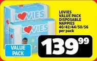 Lovies - Disposable Nappies