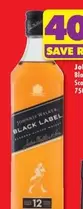 Johnnie Walker - BLACK LABEL SCOTCH WHISKY
