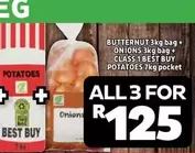 Best Buy - BUTTERNUT + ONIONS + POTATOES