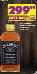 Jack Daniel's - Tennessee Whiskey All Variants