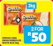 Spekko - LONG GRAIN PARBOILED WHITE RICE