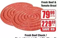 Fresh Beef & Tomato Braai