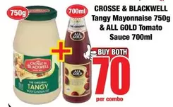 Crosse & Blackwell - Tangy Mayonnaise & ALL GOLD Tomato Sauce