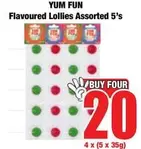 Flavoured Lollies