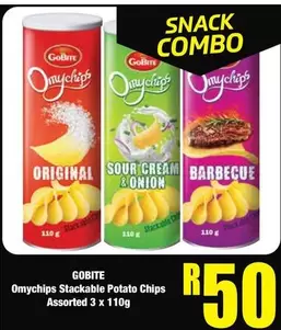 Omychips Stackable Potato Chips