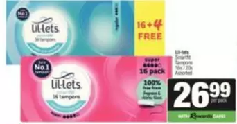 lil-lets - Smartfit Tampons