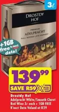 Drostdy Hof - Adelpracht White/Smooth Claret Red Wine