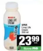 Spar - Long Life Cream