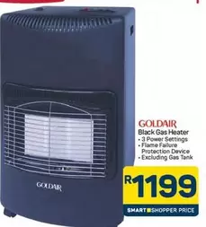 Goldair - Black Gas Heater