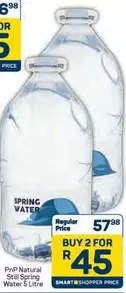 Natural Still Spring Water 5 Litre