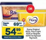 Flora - Original 60%, Light 40% or Regular 50% Fat Spread