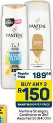 Pantene - Shampoo, Conditioner or 3in1 Assorted