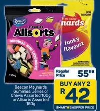 Mini - Allsorts Gummies, Jellies or Chews