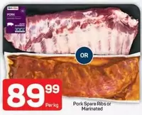 Spar - Pork e Ribs or Marinated Pork e Ribs