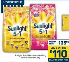 Sunlight - 5-in-1 Handwash Powder