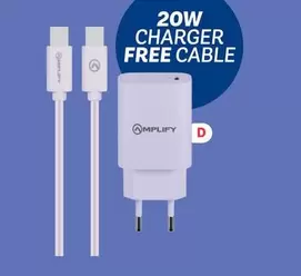 20W Charger Free Cable