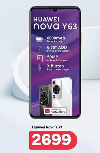 Huawei - Nova Y63