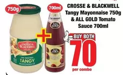 Crosse & Blackwell - Tangy Mayonnaise & Tomato Sauce