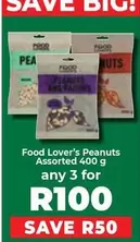 Food Lover's Peanuts Assorted