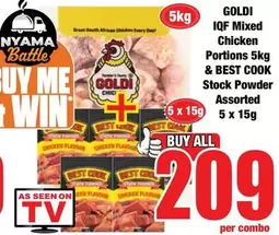 Goldi - IQF Mixed Chicken Portions