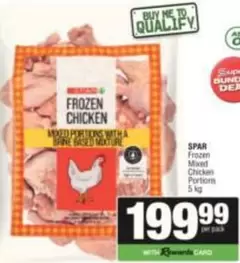 Spar - Frozen Chicken Mixed Portions