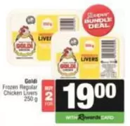 Goldi - Frozen Regular Chicken Livers