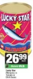 Lucky Star - Pilchards in Tomato & Chilli Sauce