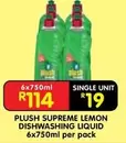 Plush - SUPREME LEMON DISHWASHING LIQUID