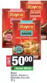 Royco - Sauces, Gravies or Marinades
