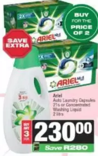 Ariel - Auto Laundry Capsules or Concentrated Washing Liquid