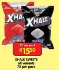 XHALE SWEETS
