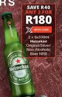 Heineken -  Original/Silver/Non-Alcoholic Beer NRB